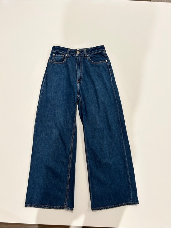 rag & bone Denim - rag & bone Dark Blue Wide-Leg Jeans
